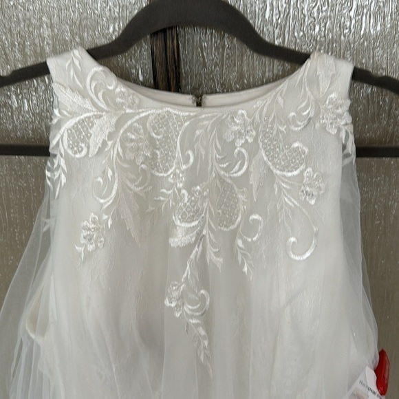 Mac Duggal x Anthropologie Della Appliqué Petal Halter Dress Size 12 New - Picture 10 of 17